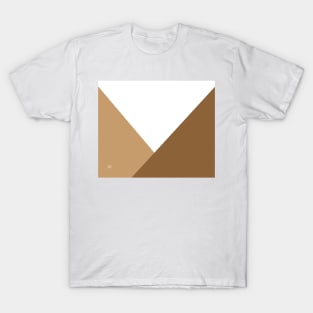 Autumn Beige # case #decor #herbst #design #beige #brown #minimalism T-Shirt